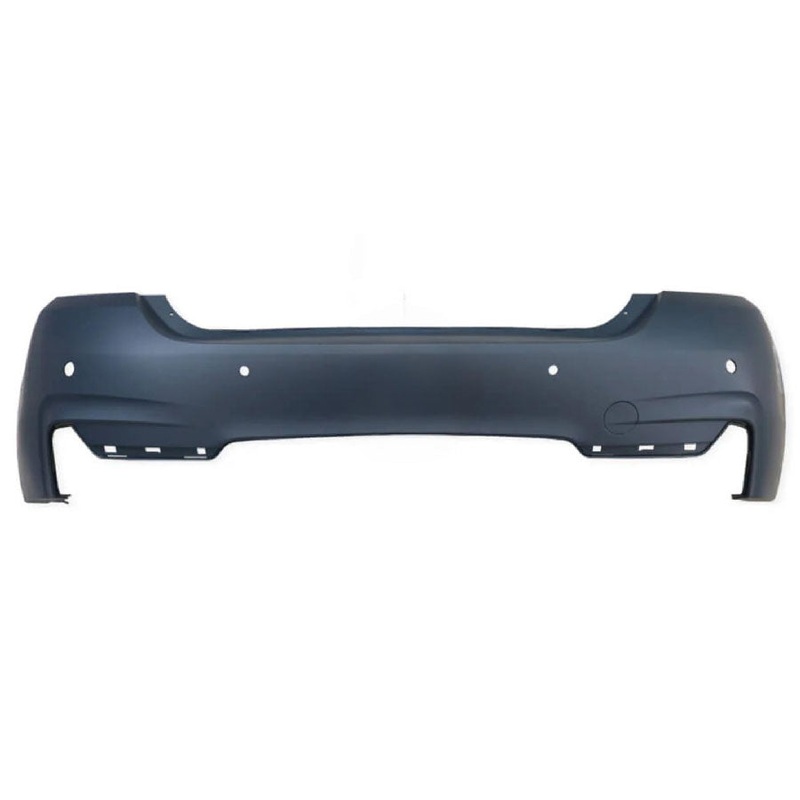 BMW 4 Series Hatchback 2014-2017 Rear Bumper With Sensor Holes (M-Sport Models Only) Primed