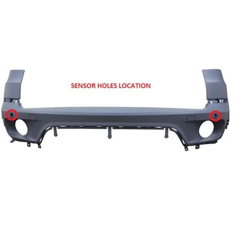 BMW X5 Estate 2010-2013 Rear Bumper With Sensor Holes (SE Models Only) Primed