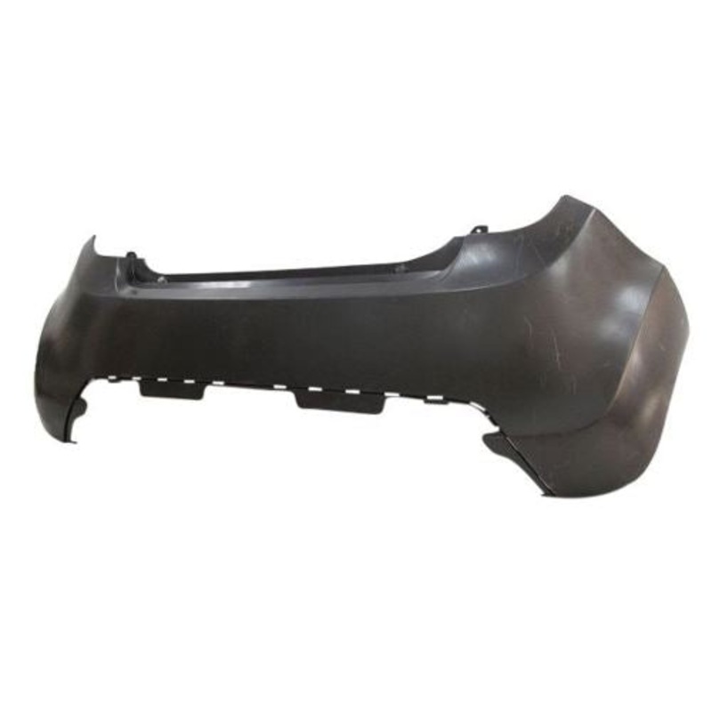 Chevrolet Spark Hatchback 2010-2012 Rear Bumper No Sensor Holes Needs Priming