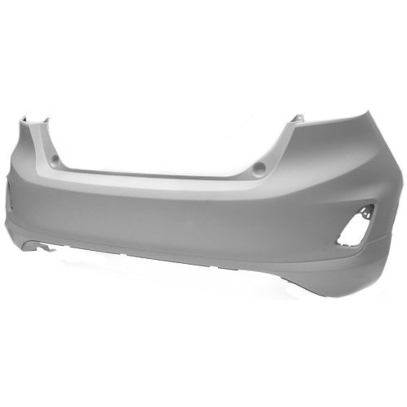 Ford Fiesta 5 Door Hatchback 2017-2022 Rear Bumper No Sensor Holes No Park Assist Holes (ST & ST-Line Models) Primed