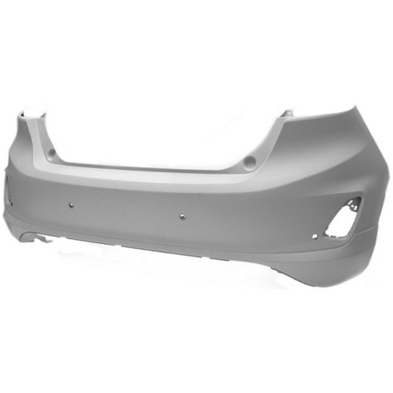 Ford Fiesta 5 Door Hatchback 2017-2022 Rear Bumper With 4 Sensor Holes No Park Assist Holes (ST & ST-Line Models) Primed