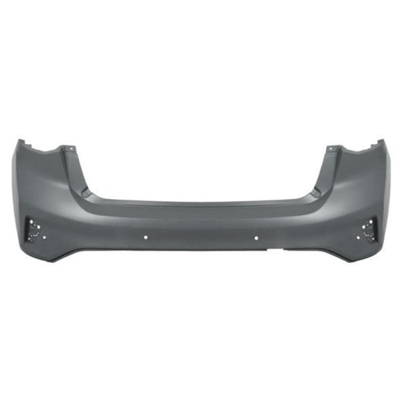 Ford Focus 5 Door Hatchback 2022- Rear Bumper With 4 Sensor Holes No Park Assist Holes (Titanium Models) Primed