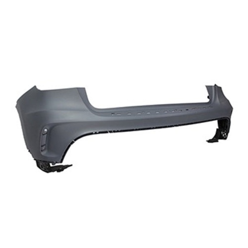 Mercedes GLA Hatchback 2017-2020 Rear Bumper Upper Section No Sensor Holes (AMG & AMG Line Models) Primed