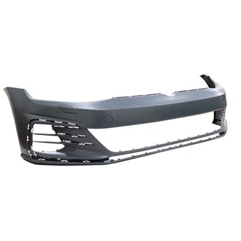 Volkswagen Golf 5 Door Hatchback 2017-2020 Front Bumper No Sensor Holes No Wash Jet Holes With Template To Drill Holes (GTD and GTI Models Only) Primed