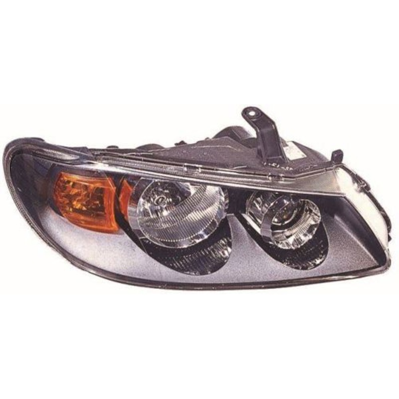 Nissan Almera 5 Door Hatchback 2003-2006 Headlamp Halogen Black Driver Side R