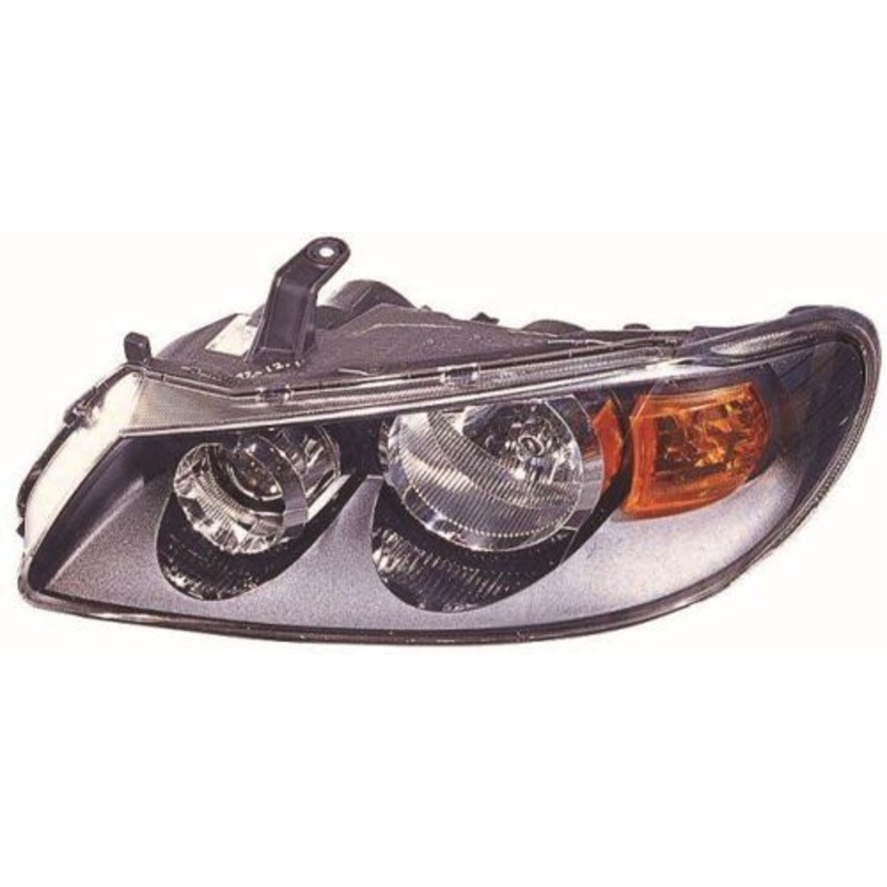 Nissan Almera 5 Door Hatchback 2003-2006 Headlamp Halogen Black Passenger Side L