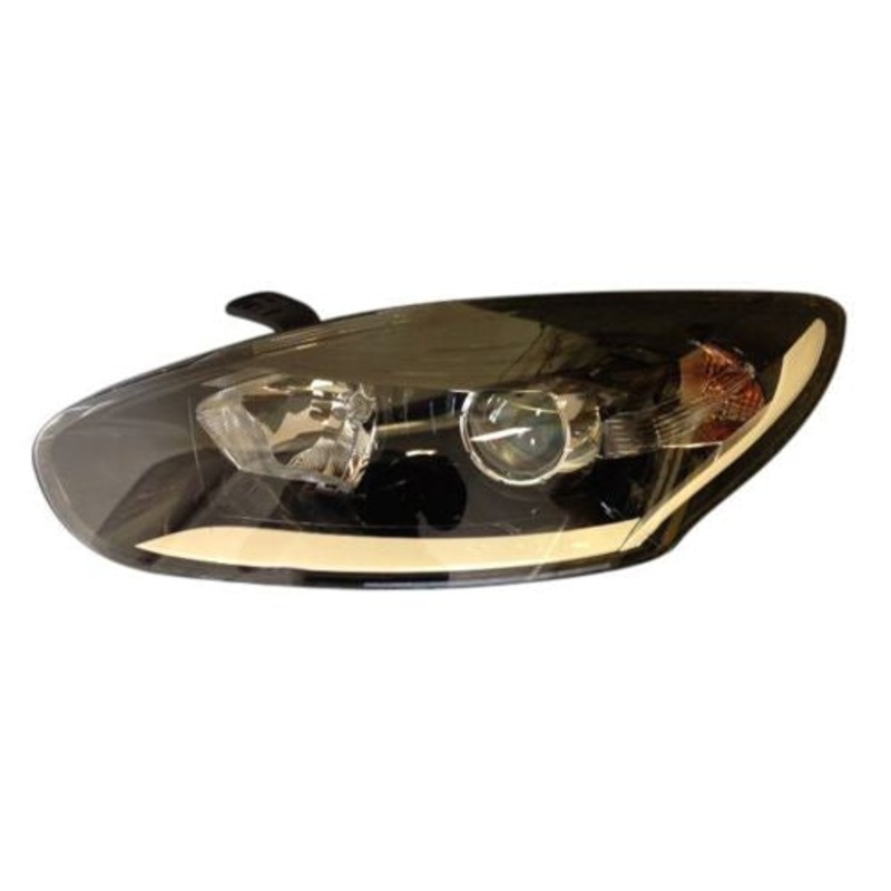 Renault Megane 5 Door Hatchback 2014-2016 Headlamp Halogen With Chrome Lower Trim With Black Upper Trim Passenger Side L