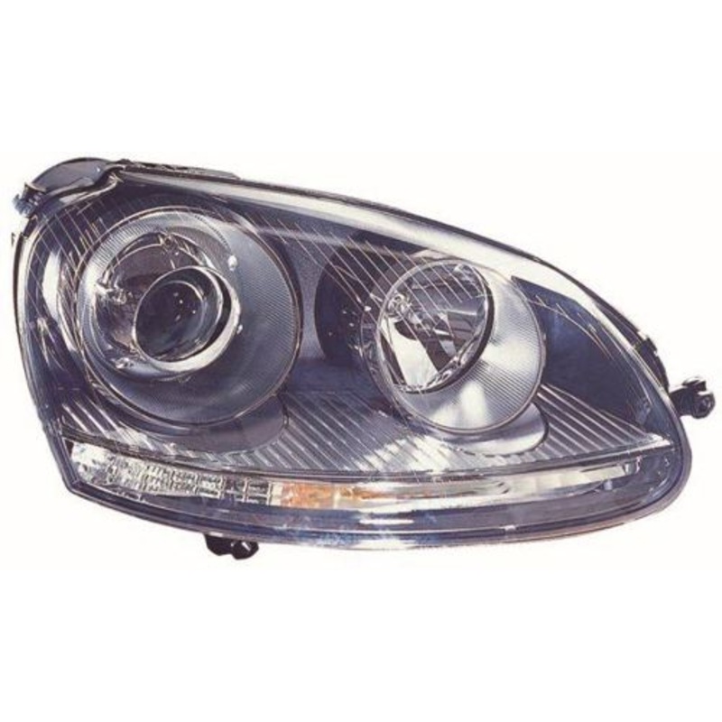 Volkswagen Jetta Saloon 2006-2010 Headlamp Xenon Driver Side R