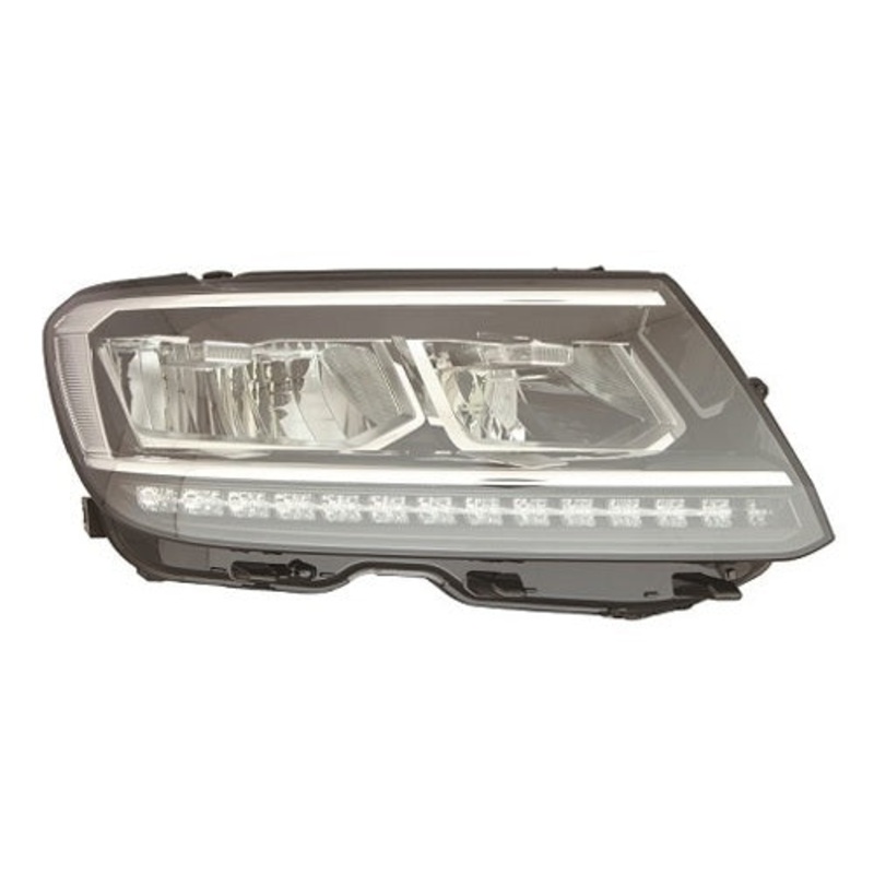Volkswagen Tiguan Estate 2016-2020 Headlamp LED No Adaptive Lighting Driver Side R