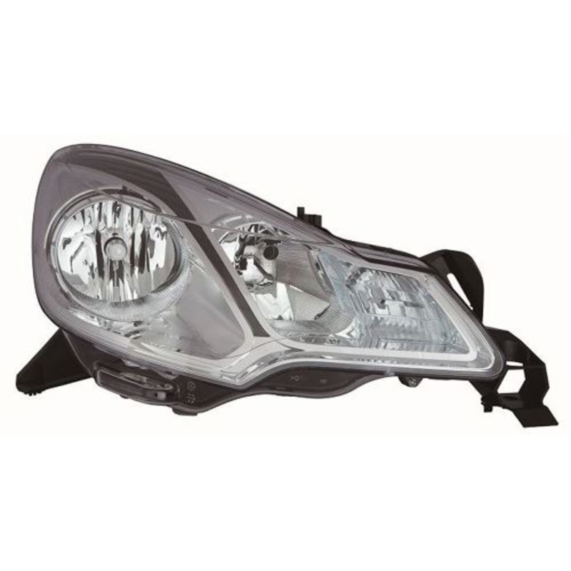 Citroen DS3 Hatchback 2010-2016 Headlamp Halogen Black Trim Driver Side R