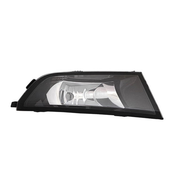 Skoda Fabia Hatchback 2018-2022 Fog Lamp Halogen H8 Type Black Surround With Chrome Inner Driver Side R