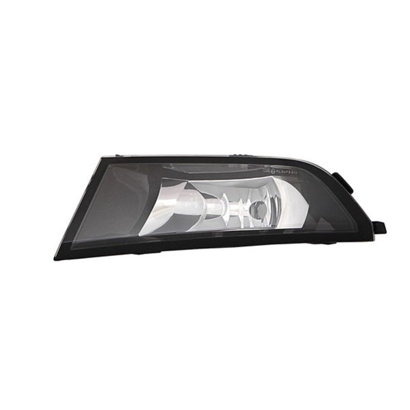 Skoda Fabia Hatchback 2018-2022 Fog Lamp Halogen H8 Type Black Surround With Chrome Inner Passenger Side L