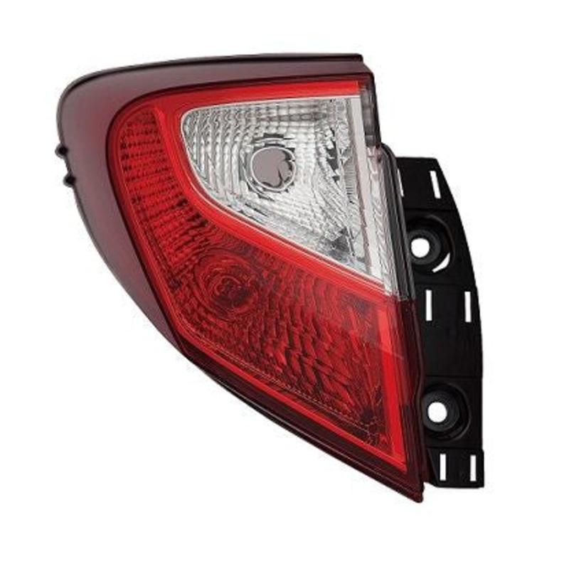 Toyota C-HR Hatchback 2016-2019 Rear Lamp Outer Section Part LED Type Red With Clear Indicator (Not Dynamic Models) Passenger Side L