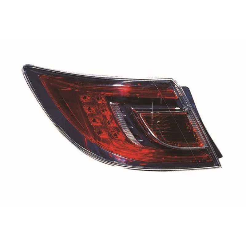 Mazda 6 Saloon 2008-2010 Rear Lamp Outer Section Red (LED Type) Passenger Side L