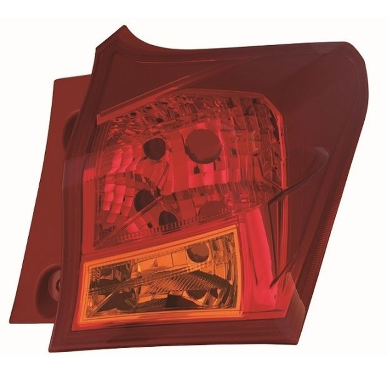 Toyota Auris 5 Door Hatchback 2013-2015 Rear Lamp Outer Section (Not LED Type) Driver Side R