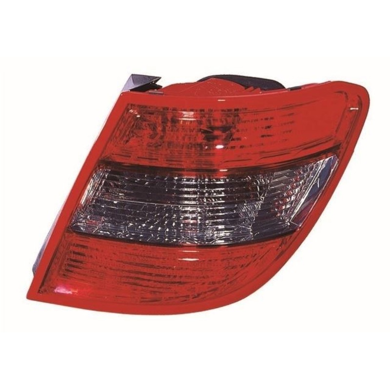 Mercedes C-Class Estate 2007-2011 Rear Lamp (Not LED Type) Red & Smoked Driver Side R
