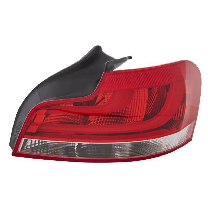 BMW 1 Series Cabriolet 2011-2013 Rear Lamp LED Type (Fits M-Sport Models) Red & White Driver Side R