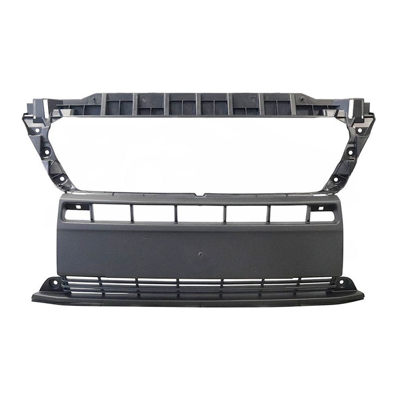 Fiat Ducato Van 2014-2017 Front Bumper Centre Section Dark Grey Textured