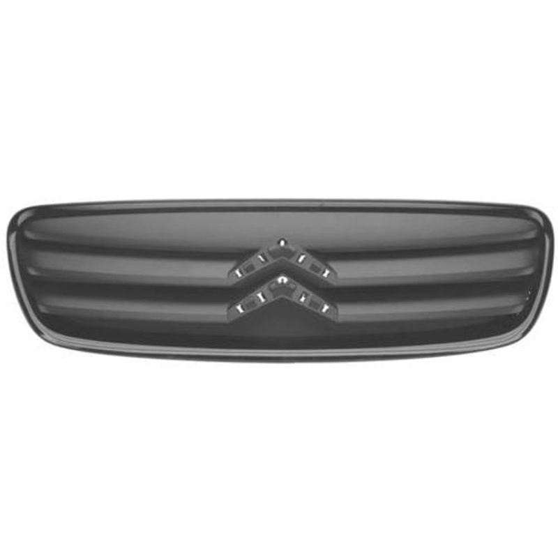 Citroen C2 Hatchback 2008-2010 Front Grille Closed Type Black With No Chrome Trim