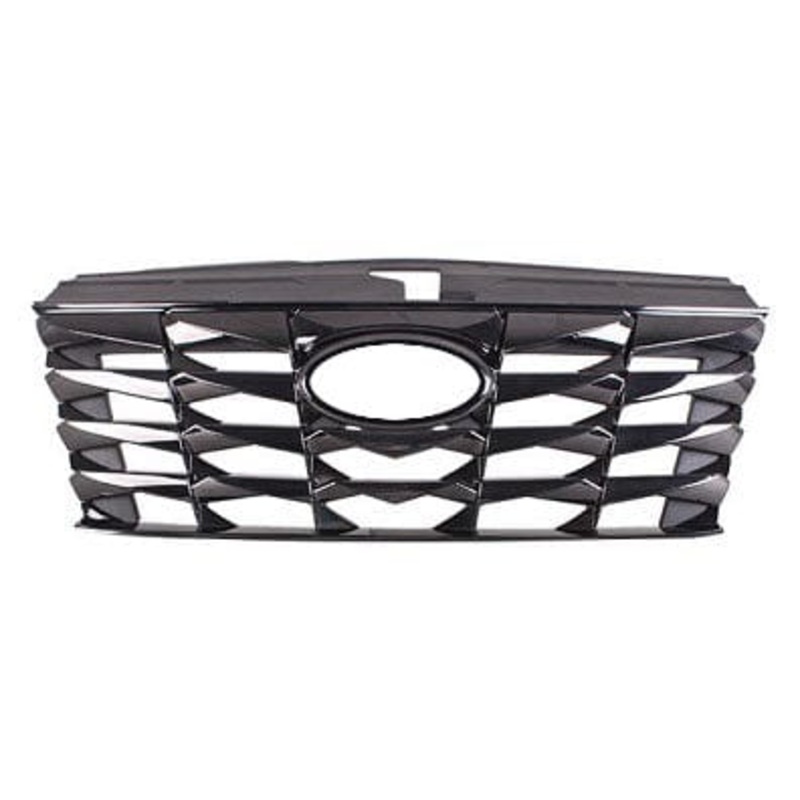Hyundai Tucson Estate 2021-2024 Front Grille (Fits N-Line Models) Chrome and Dark Grey