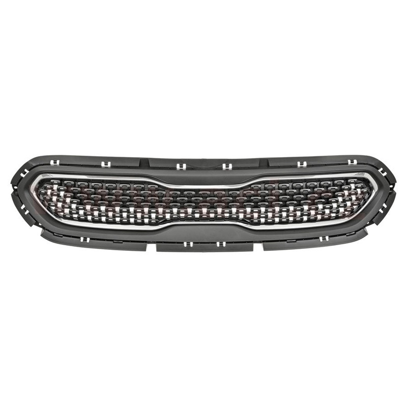 Kia Niro Estate 2019-2022 Front Grille Black and Chrome