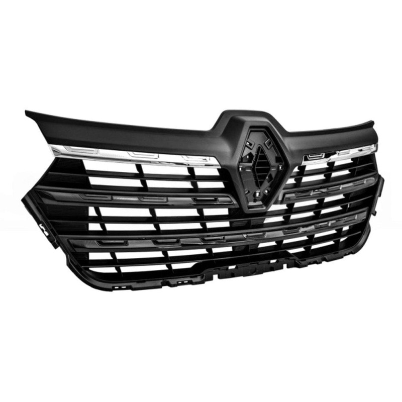 Renault Trafic Van 2022- Front Grille With Two Chrome Strips Included