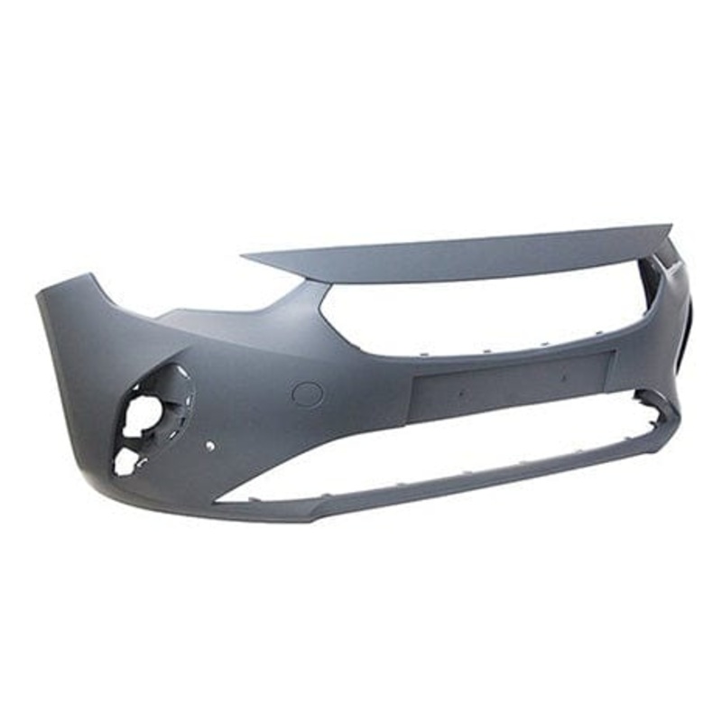 Vauxhall Corsa 5 Door Hatchback 2020-2023 Front Bumper With 2 Sensor Holes and Templates For 2 Park Assist Holes (Not GS Line or SRI or Ultimate Models) Primed