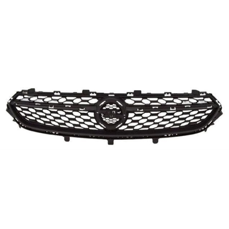 Vauxhall Corsa 5 Door Hatchback 2020-2023 Front Grille Black With Black Mesh