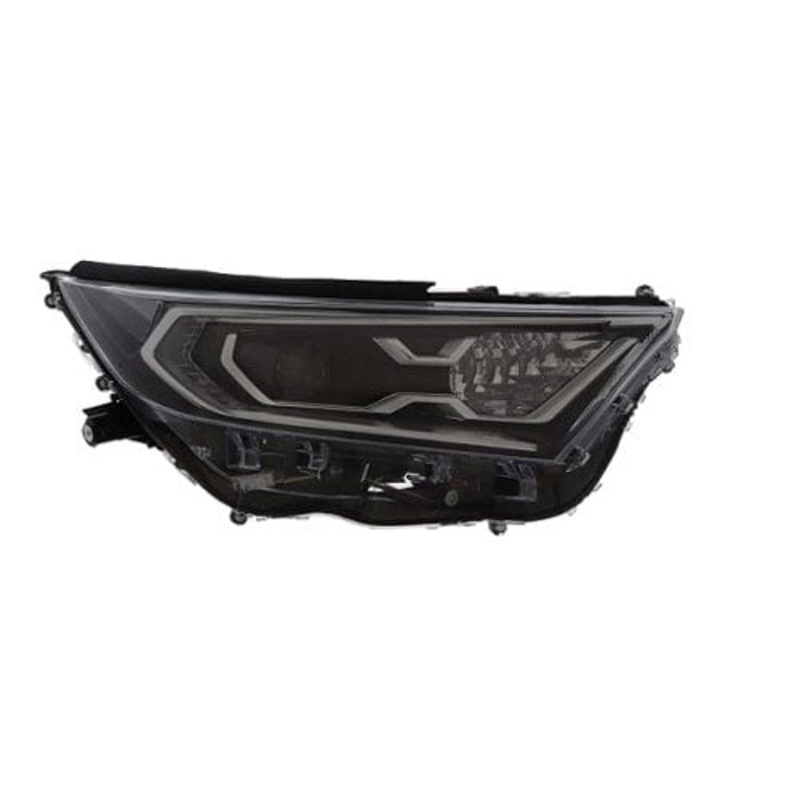 Toyota Rav4 5 Door Estate 2019- Headlamp LED Type With LED Daytime Running Lamp Black Inner Driver Side R