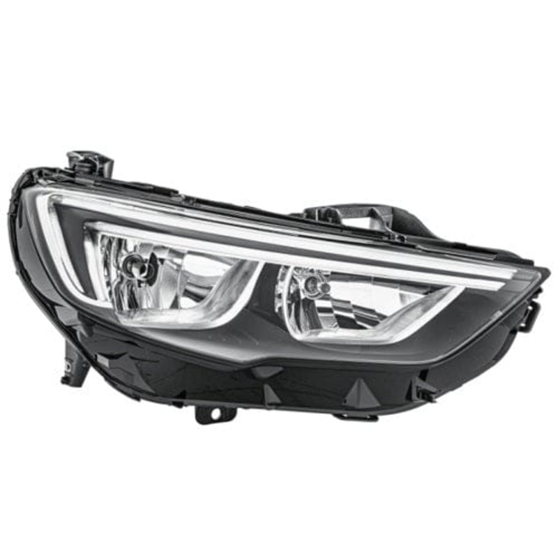 Vauxhall Insignia Hatchback 2017-2020 Headlamp Halogen Type With Clear LED Daytime Running Lamp Driver Side R