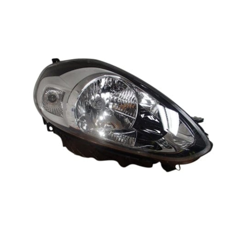 Fiat Punto Evo 5 Door Hatchback 2010-2012 Headlamp With Chrome Bezel Driver Side R