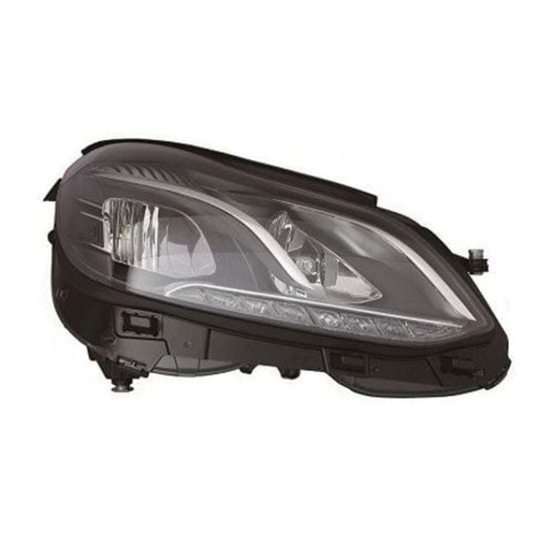 Mercedes E-Class Estate 2013-2016 Headlamp Halogen Type With LED Daytime Running Lamp Driver Side R