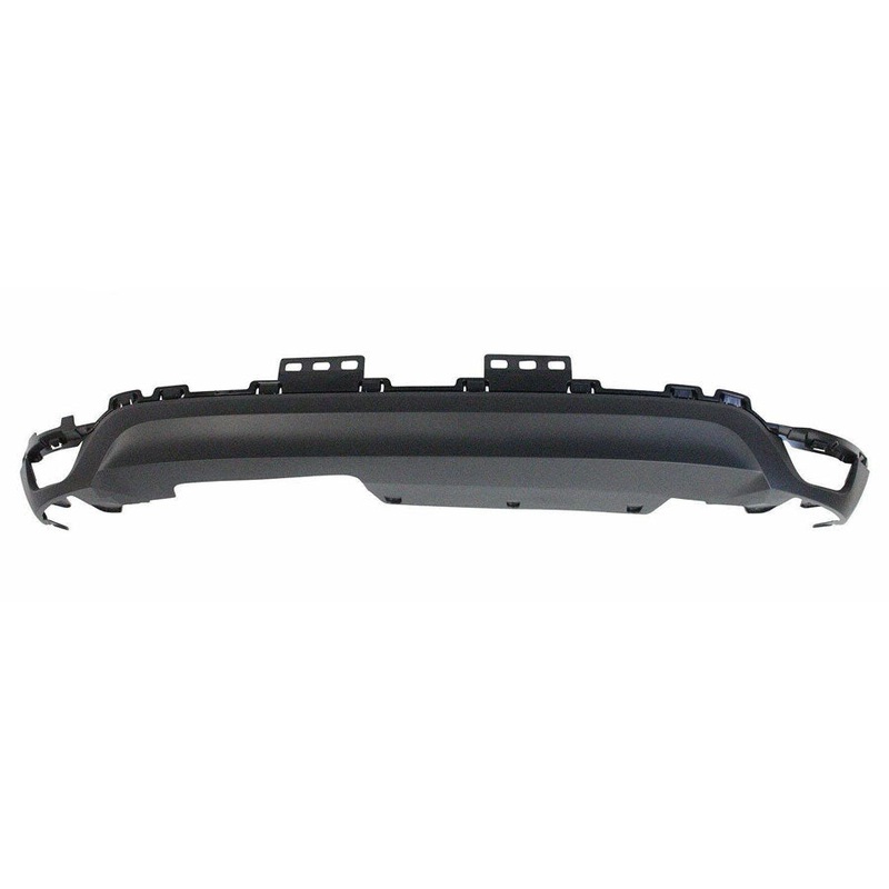 Renault Megane 5 Door Hatchback 2016-2021 Rear Bumper Spoiler No Sensor Holes – No Exhaust Cut Out – Textured (Standard Models)