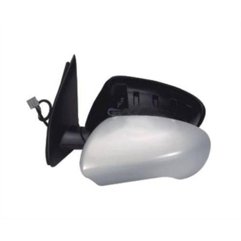Nissan Qashqai+2 Hatchback 2010-2013 Door Mirror Electric Power Fold Type With Primed Cover (No Blind Spot Monitoring System) Passenger Side L