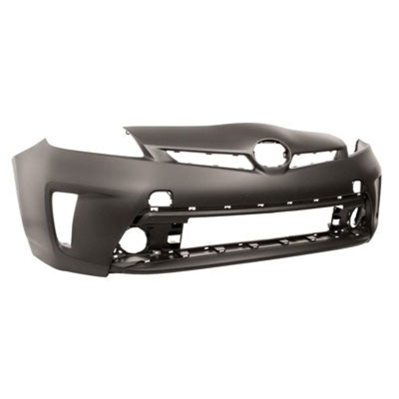 Toyota Prius Hatchback 2012-2016 Front Bumper No Wash Jet Holes – No Sensor Holes – Primed
