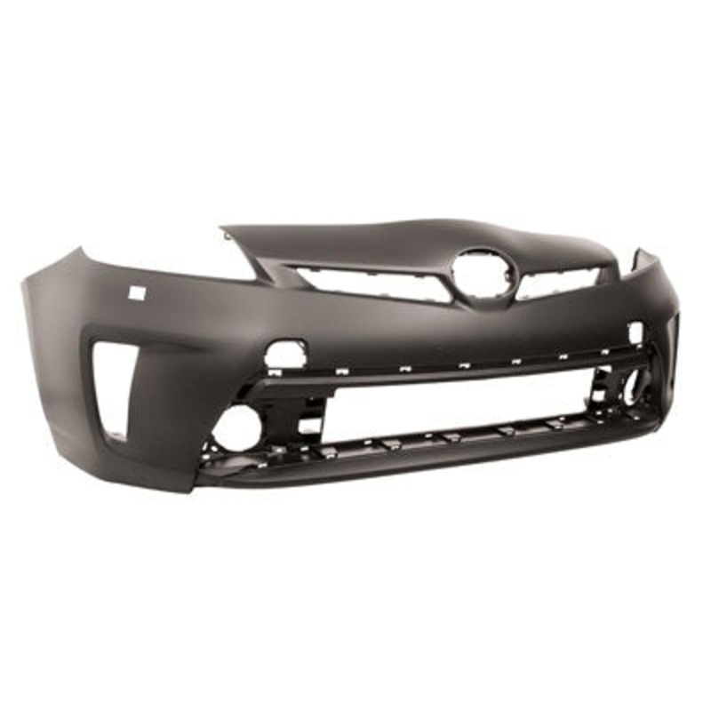Toyota Prius Hatchback 2012-2016 Front Bumper With Wash Jet Holes – No Sensor Holes – Primed