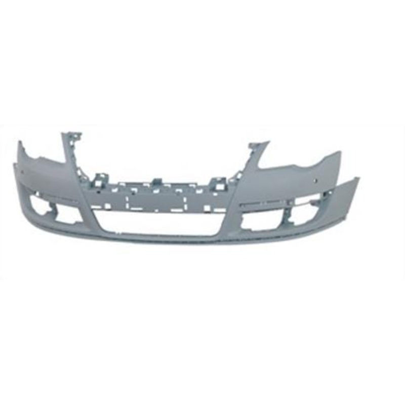 Volkswagen Passat Saloon 2005-2010 Front Bumper With Sensor Holes – No Wash Jet Holes – Primed