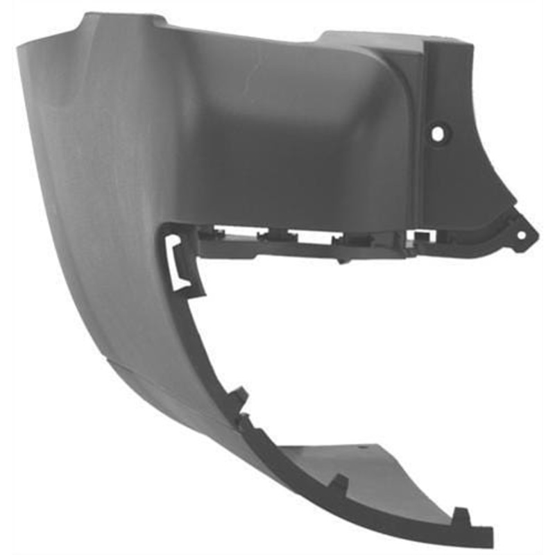 Citroen Berlingo Van 2008-2012 Rear Bumper Corner Black (Long Wheel Base Twin Door Models) Passenger Side L