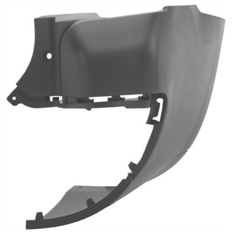 Citroen Berlingo Van 2012-2015 Rear Bumper Corner Black (Long Wheel Base Twin Door Models) Driver Side R