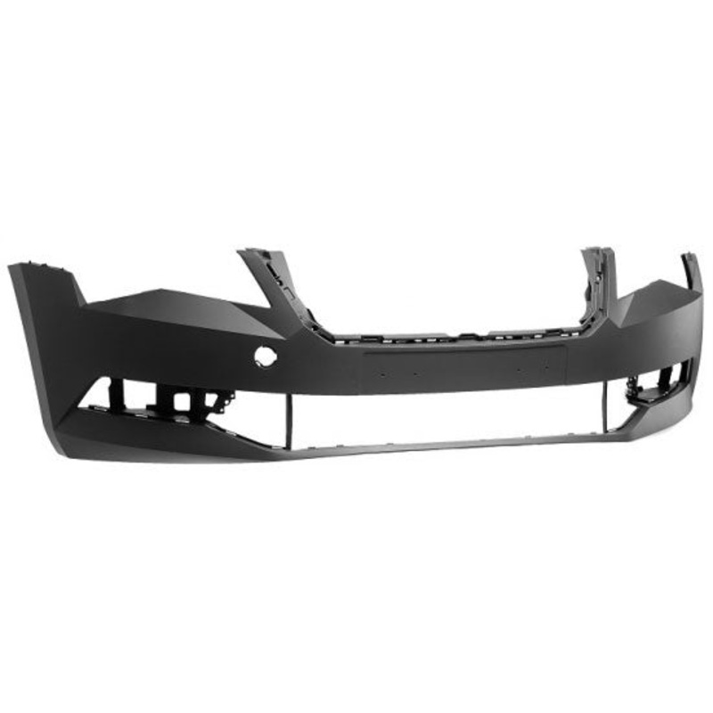 Skoda Superb Hatchback 2015-2019 Front Bumper No Wash Jet or Sensor Holes – Needs Priming