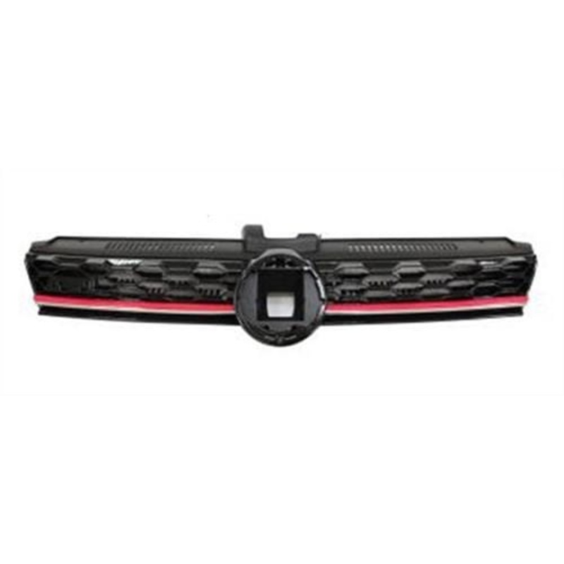 Volkswagen Golf 5 Door Hatchback 2017-2020 Front Grille With Red & Chrome Trim (GTi Models)