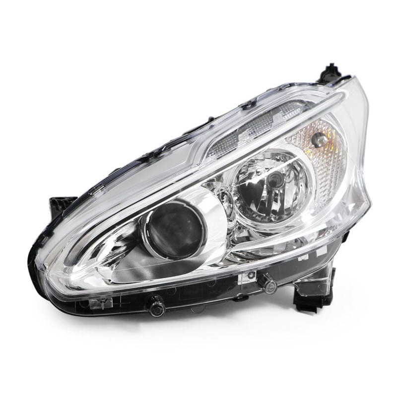 Peugeot 208 5 Door Hatchback 2012-2015 Headlamp Halogen Type With LED Daytime Running Lamp Passenger Side L
