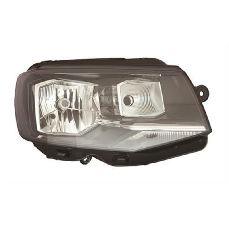 Volkswagen Transporter Van T6 2015-2020 Headlamp Halogen Type (H4 Bulb) Driver Side R