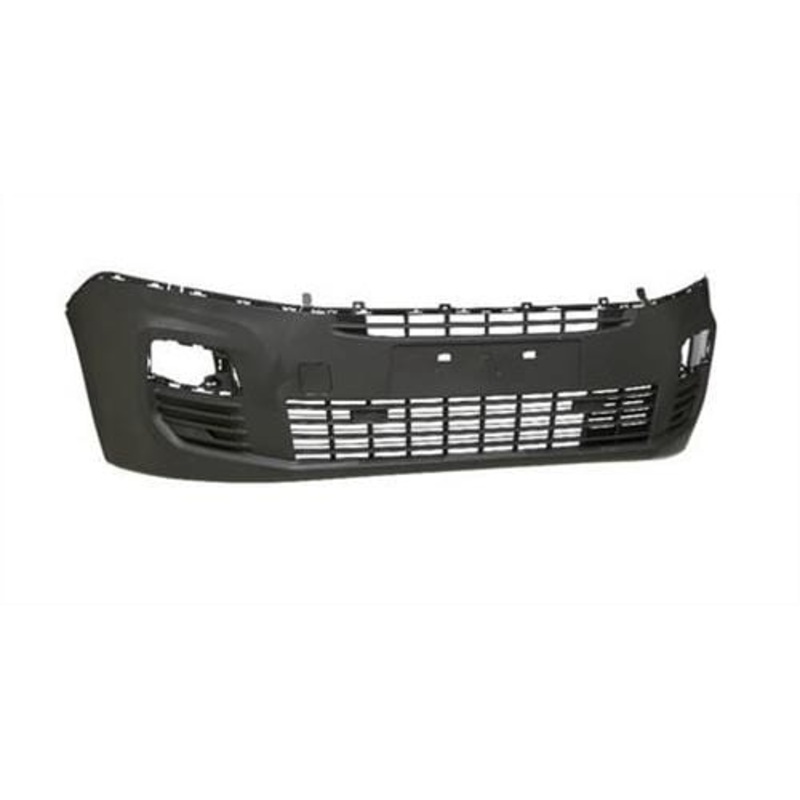 Citroen Berlingo Van 2018-2024 Front Bumper No Sensor Holes No Park Assist (With Sensor Template) – Textured