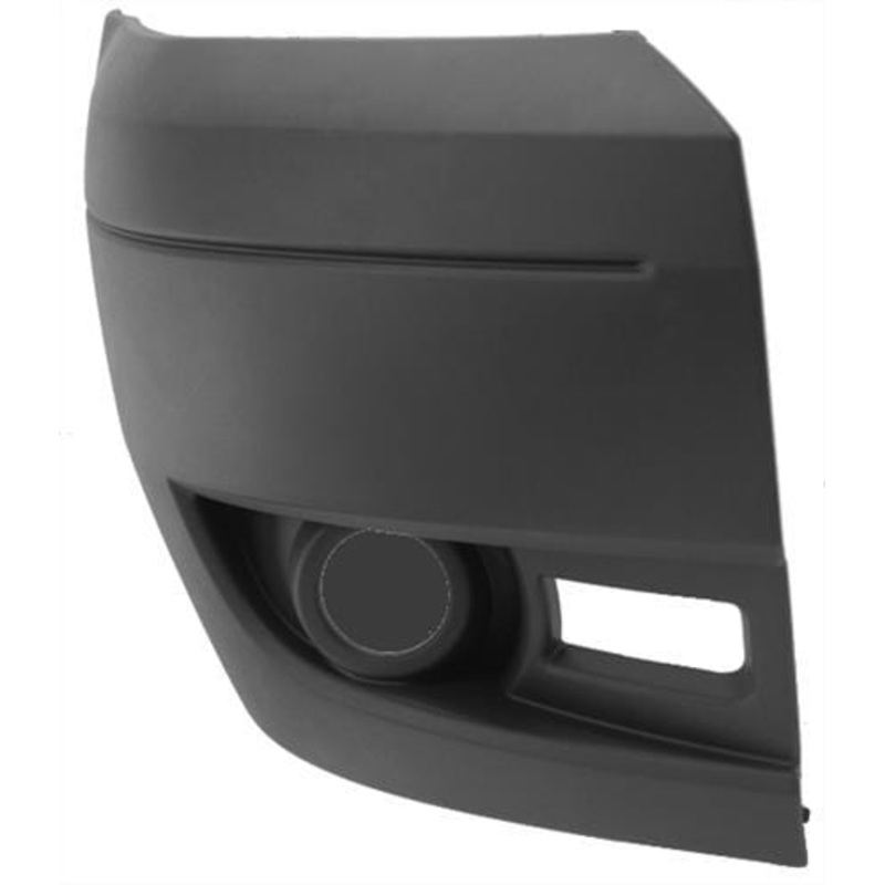 Ford Transit Van 2006-2014 Front Bumper Corner No Lamp Hole (Dark Grey 2011-2014) Driver Side R