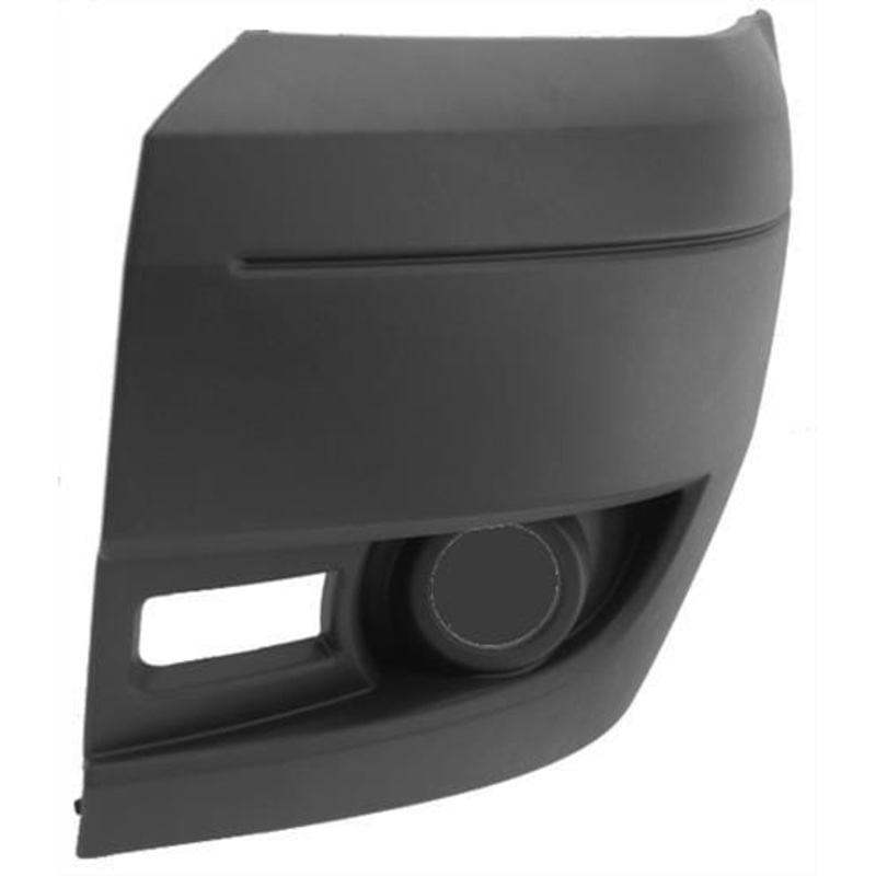 Ford Transit Van 2006-2014 Front Bumper Corner No Lamp Hole (Light Grey 2006-2011) Passenger Side L