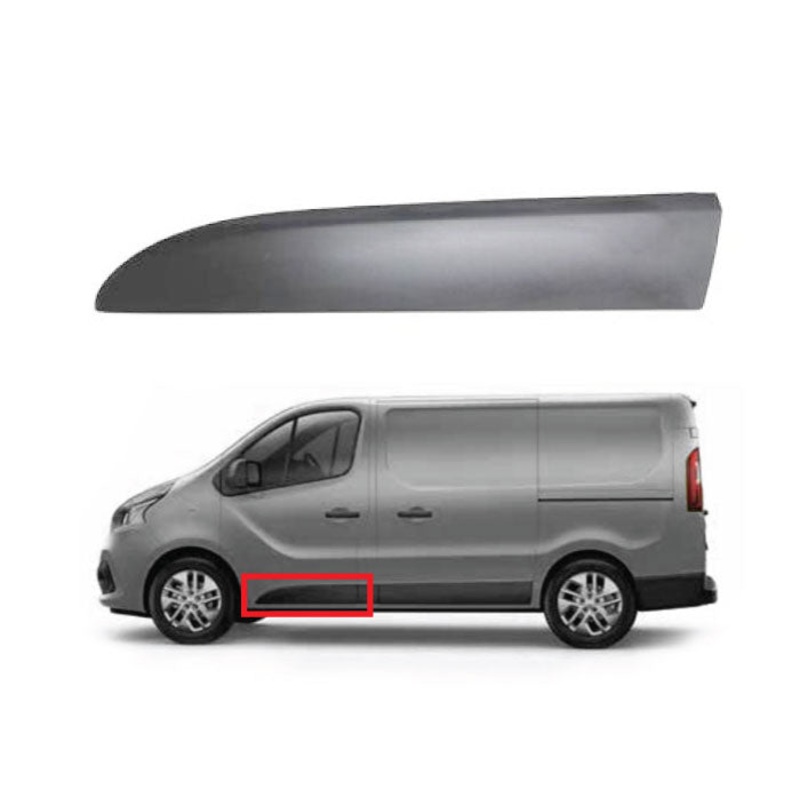 Renault Trafic Van 2014-2019 Door Trim Front Door – Textured Primed Passenger Side L