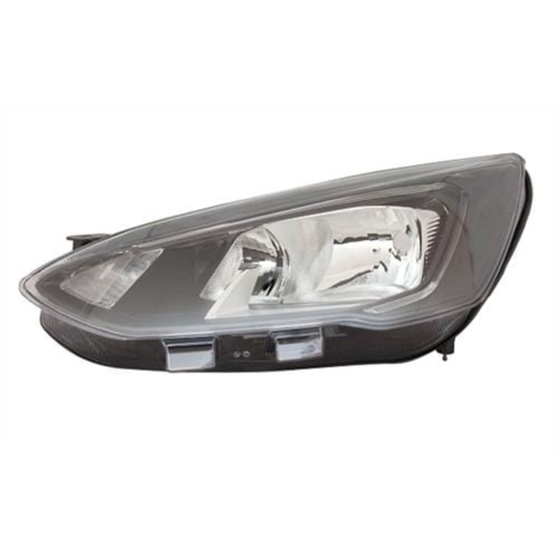Ford Focus 5 Door Hatchback 2018-2022 Headlamp Halogen Type With LED Daytime Running Lamp – Black Passenger Side L