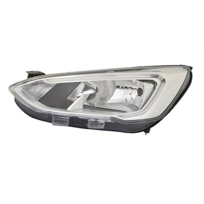 Ford Focus 5 Door Hatchback 2018-2022 Headlamp Halogen Type With LED Daytime Running Lamp – Chrome Passenger Side L
