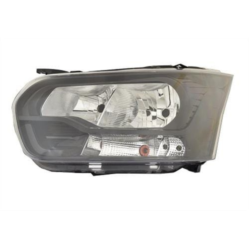 Ford Transit Van 2014-2019 MK8 Headlamp With Halogen Daytime Running Lamp – Black Type Passenger Side L